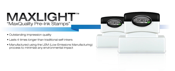Custom MaxLight Stamps