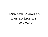 Operating Agreement for a Member Managed Limited Liability Company