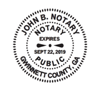Oversized 2" Notary Seal or Stamps