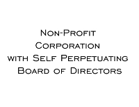 Minutes and Bylaws for Non-Profit Corporation with Self Perpetuating Board of Directors