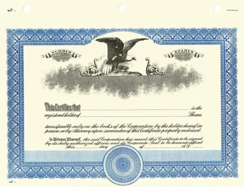 Duke Stock Certificates
